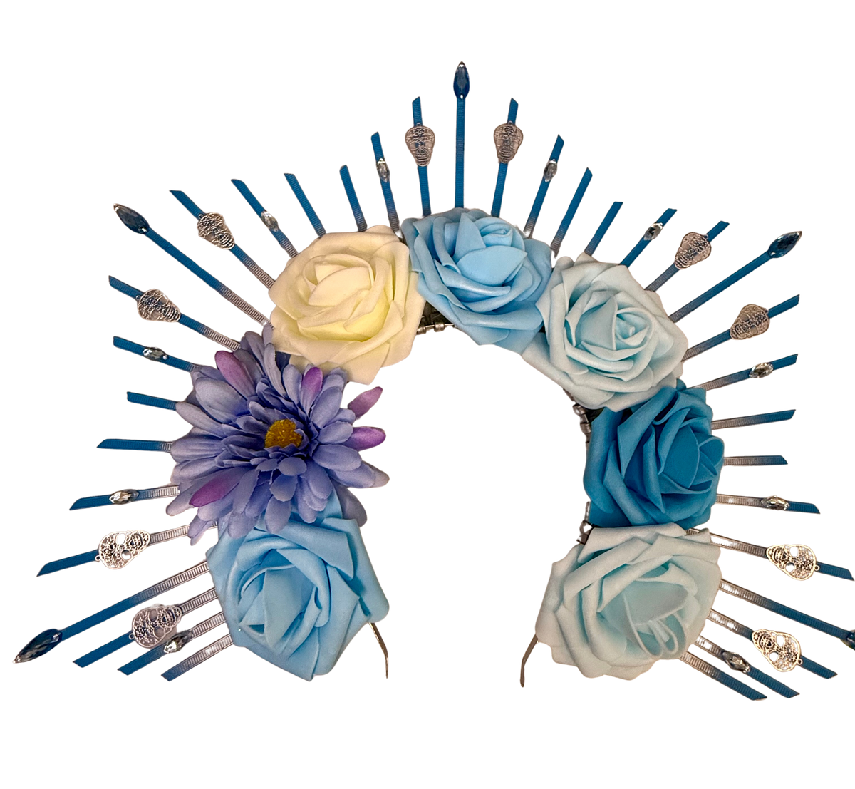 Sugar Skull Flower Crown